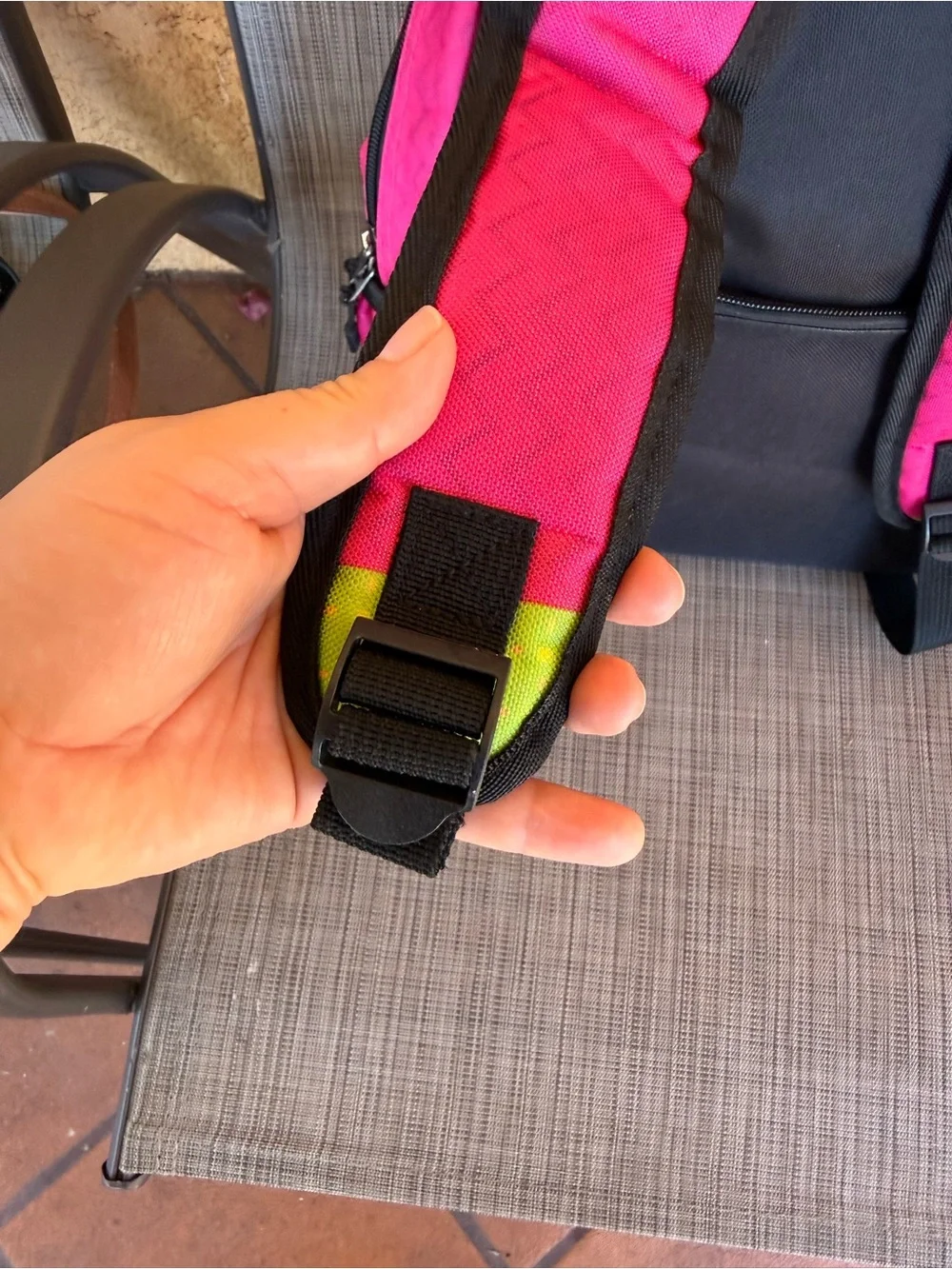 Unbranded Colorful Stitch Print Backpack
